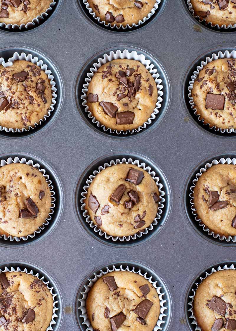 Peanut Butter Banana Protein Muffins Video Maebells