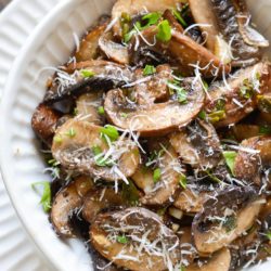 Italian Baked Mushrooms (low carb + keto) - Maebells