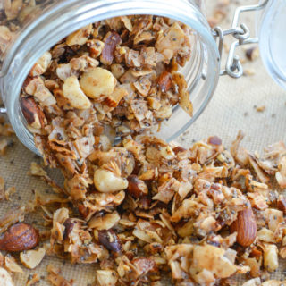 Toasted Coconut Granola (low carb + keto) - Maebells