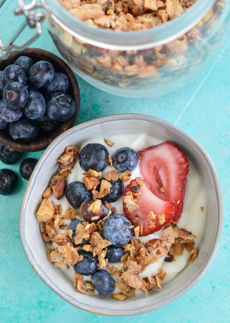 Toasted Coconut Granola (low carb + keto) Maebells