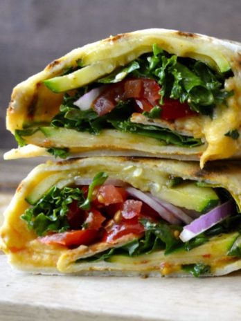 Grilled Zucchini Wrap! Gluten free, healthy, low calorie, vegetarian and SO GOOD! This is a quick and easy lunch you will love!