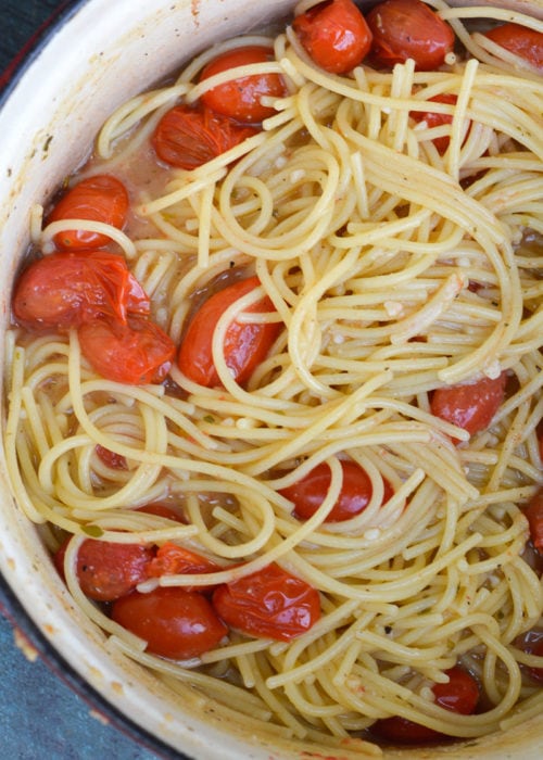 Garlic Parmesan Pasta - Maebells