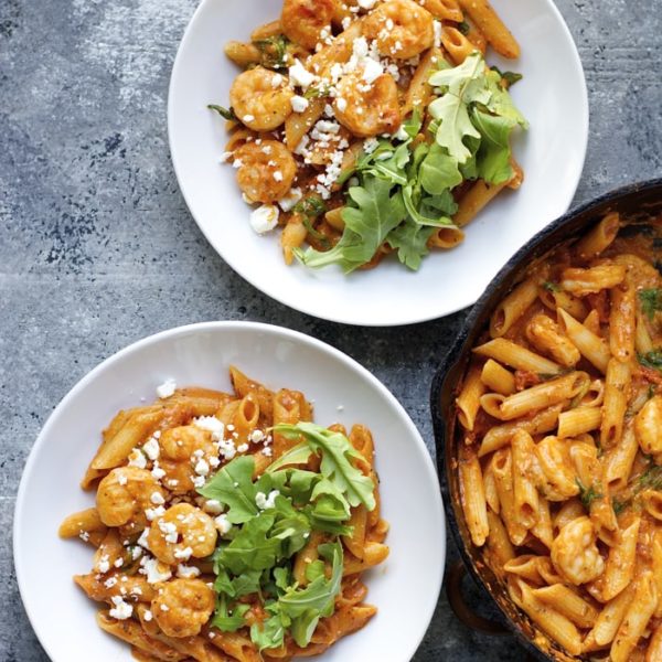 One Pan Shrimp Pasta - Maebells