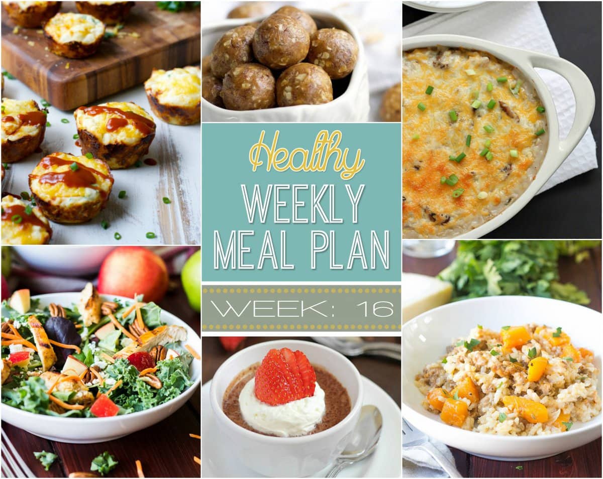 Healthy Weekly Meal Plan #16