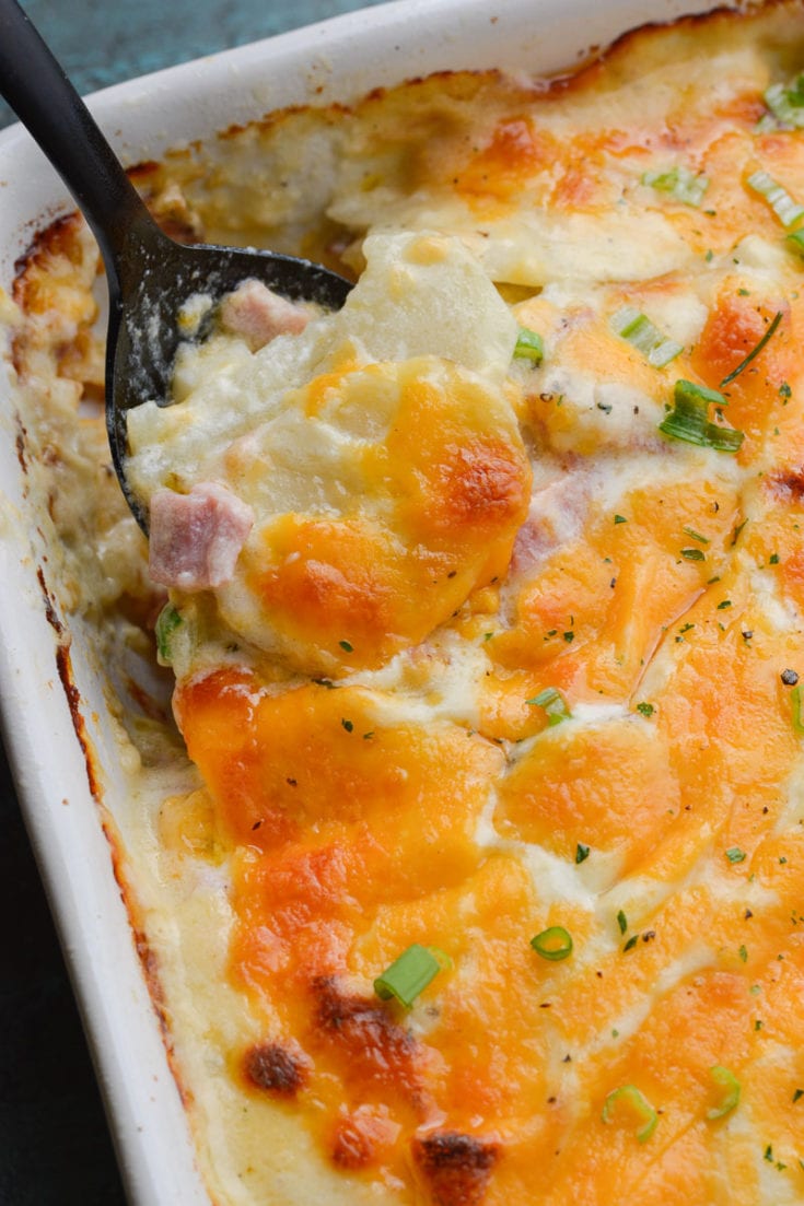 Scalloped Potatoes and Ham {Pioneer Woman Recipe} - Key To My Lime
