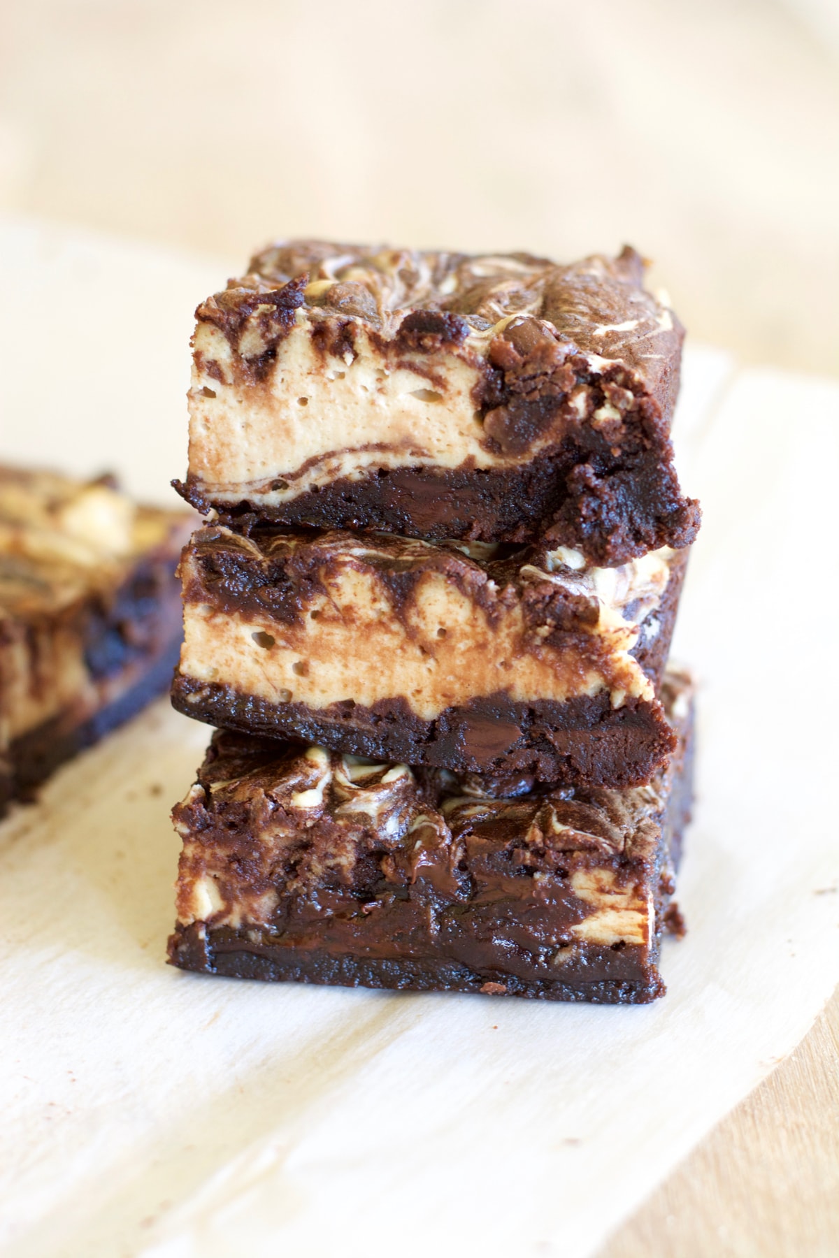 Double Chocolate Peanut Butter Cheesecake Brownies Video Maebells