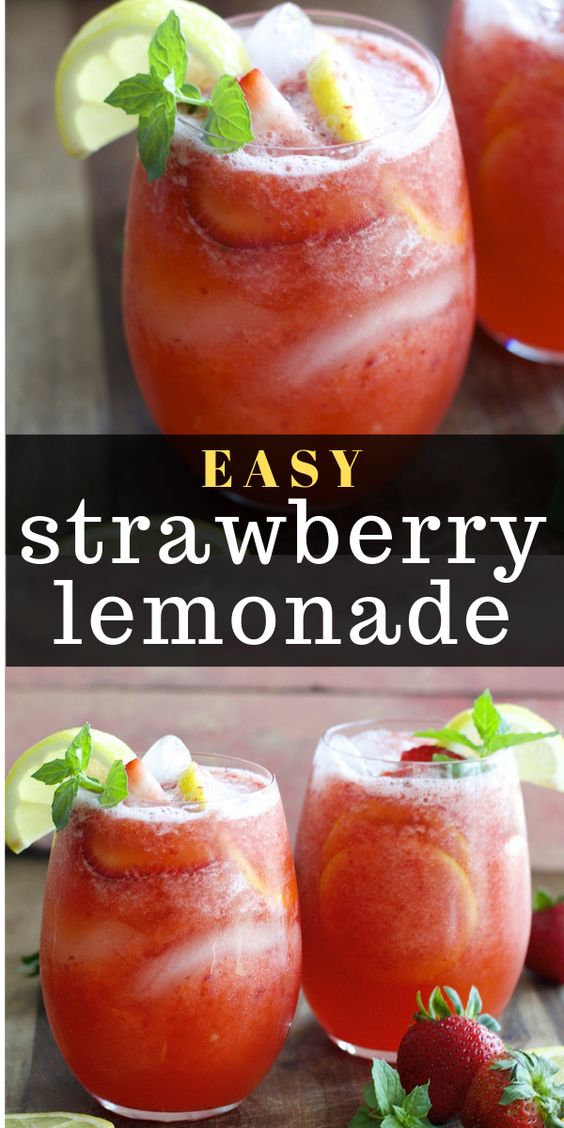 Strawberry Lemonade Recipe (Frozen or Classic!) - Maebells