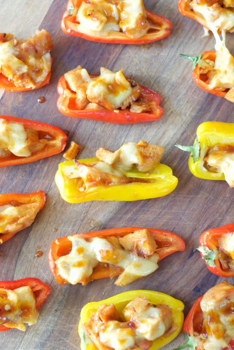 Chipotle Chicken Stuffed Peppers - Maebells