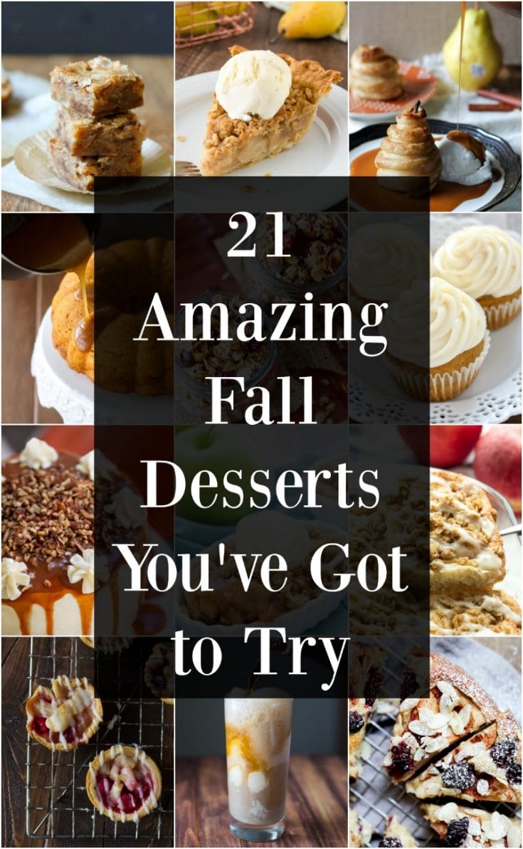 21 Easy Fall Desserts You've Got to Try Maebells