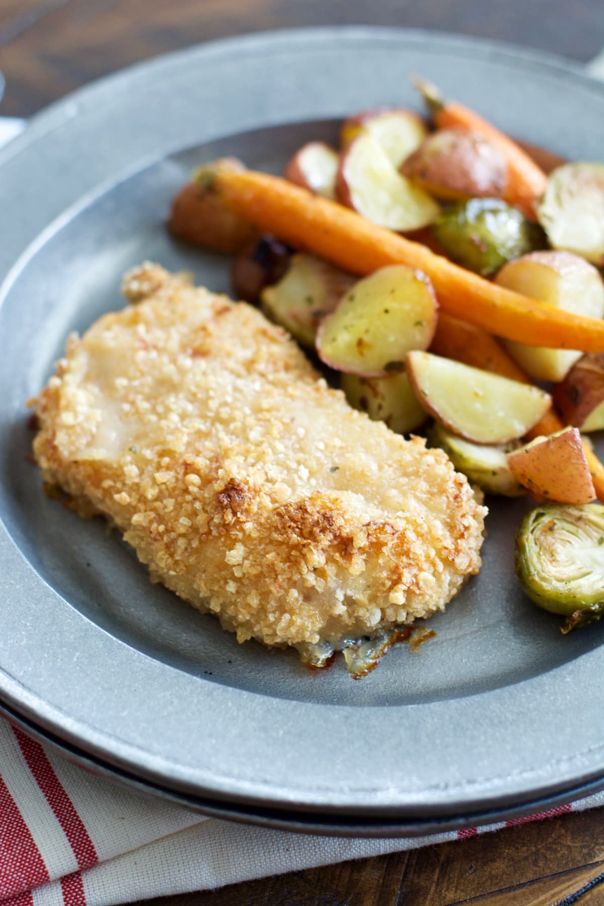 One Pan Pork Chops and Veggies - Maebells