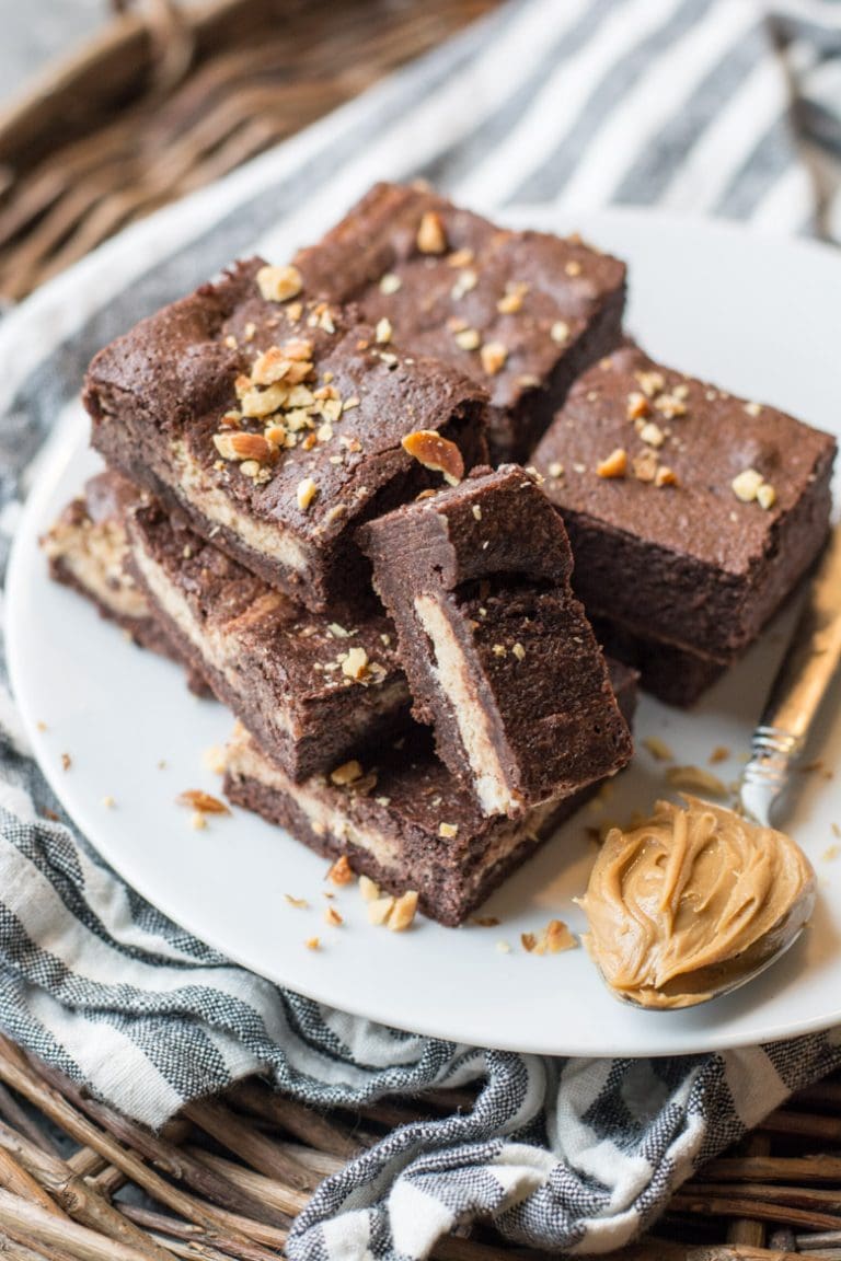 Keto Peanut Butter Brownies With Almond Flour Maebells