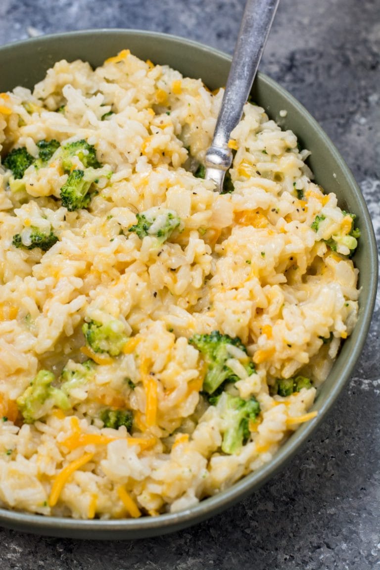 Cheesy Broccoli Rice Recipe (Gluten-Free!) - Maebells