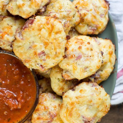 Keto Pepperoni Pizza Bites - Maebells