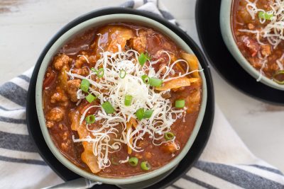 Slow Cooker Cabbage Roll Soup (keto + low carb) - Maebells