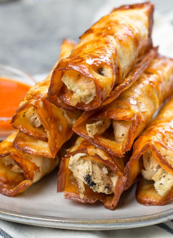 Buffalo Chicken Taquitos (Keto Recipe!) - Maebells