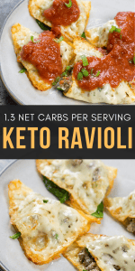 4-Ingredient Keto Ravioli Recipe (Low Carb) - Maebells