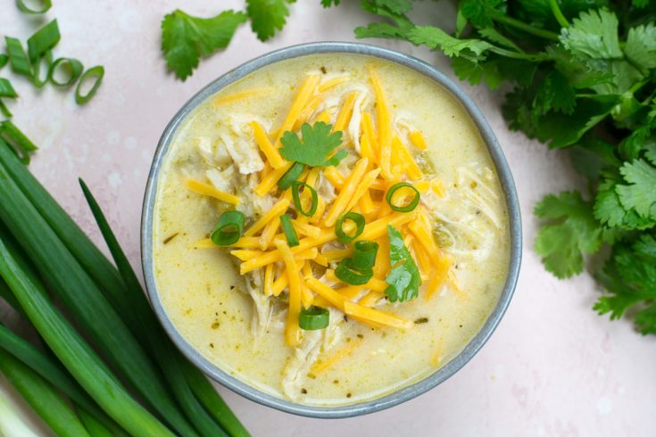 Keto White Chicken Chili (Instant Pot and Slow Cooker) - Maebells