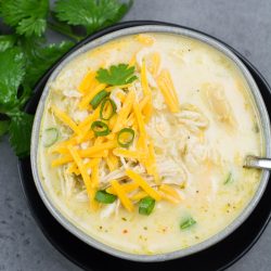 Keto White Chicken Chili Recipe (Easy & Creamy!)