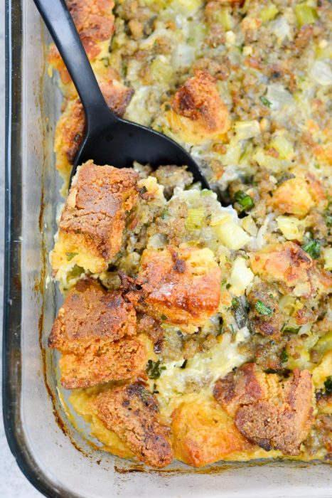 Easy Keto Sausage Stuffing - Maebells