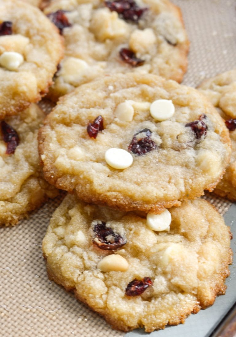 Cranberry White Chocolate Macadamia Nut Cookies (low carb + keto ...