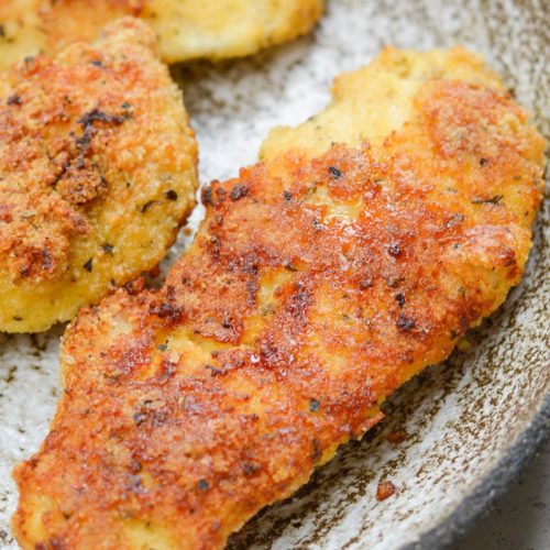 Easy Keto Chicken Tenders (baked or air fryer) - Maebells