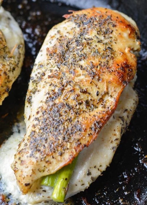 Asparagus Stuffed Chicken - Maebells