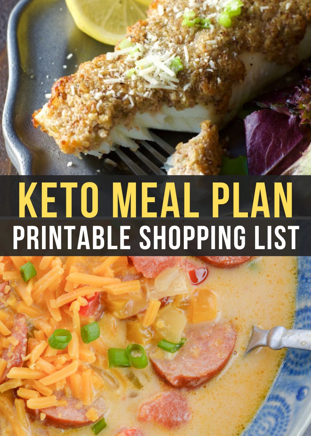 Easy Keto Meal Plan with Printable Shopping List (Week 15) - Maebells