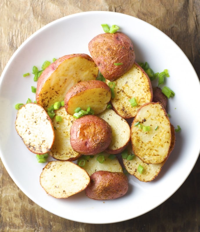 Air Fryer Roasted Potatoes - My Baking Addiction