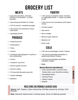 Easy Keto Meal Plan with Printable Shopping List (Week 24) - Maebells