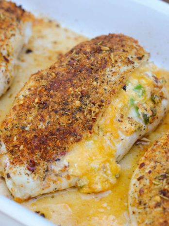 This Broccoli Cheddar Stuffed Chicken is a quick and easy keto dinner recipe around 2 net carbs per serving!