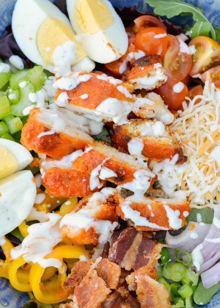 Buffalo Chicken Cobb Salad - Maebells