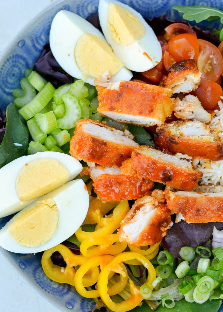 Buffalo Chicken Cobb Salad - Maebells