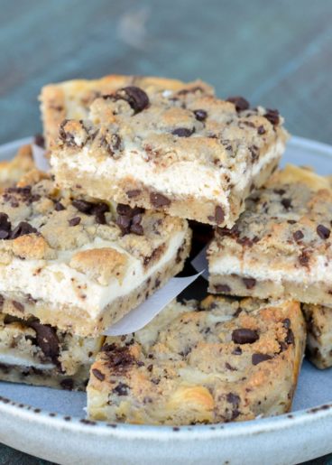 Keto Chocolate Chip Cheesecake Bars - Maebells