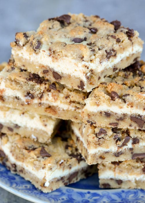 Keto Chocolate Chip Cheesecake Bars - Maebells