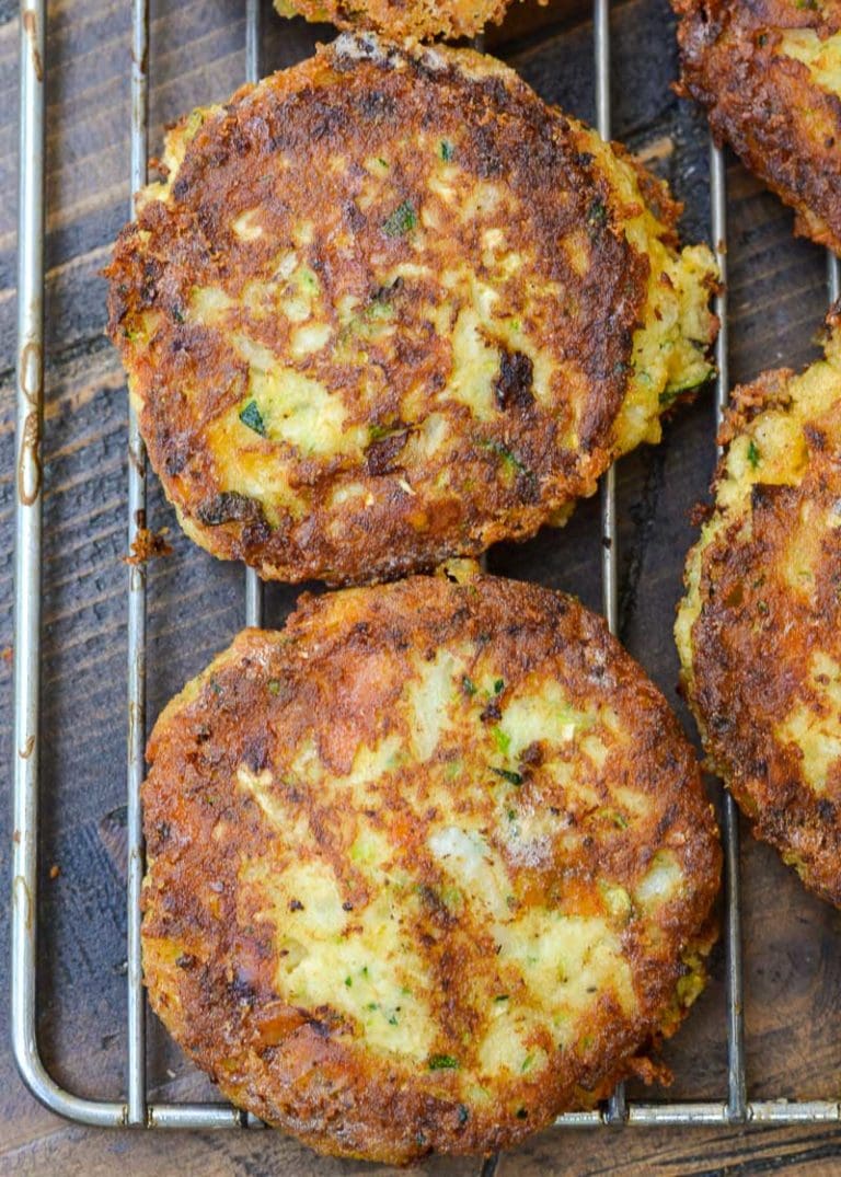 Zucchini Fritters (keto + low carb) - Maebells