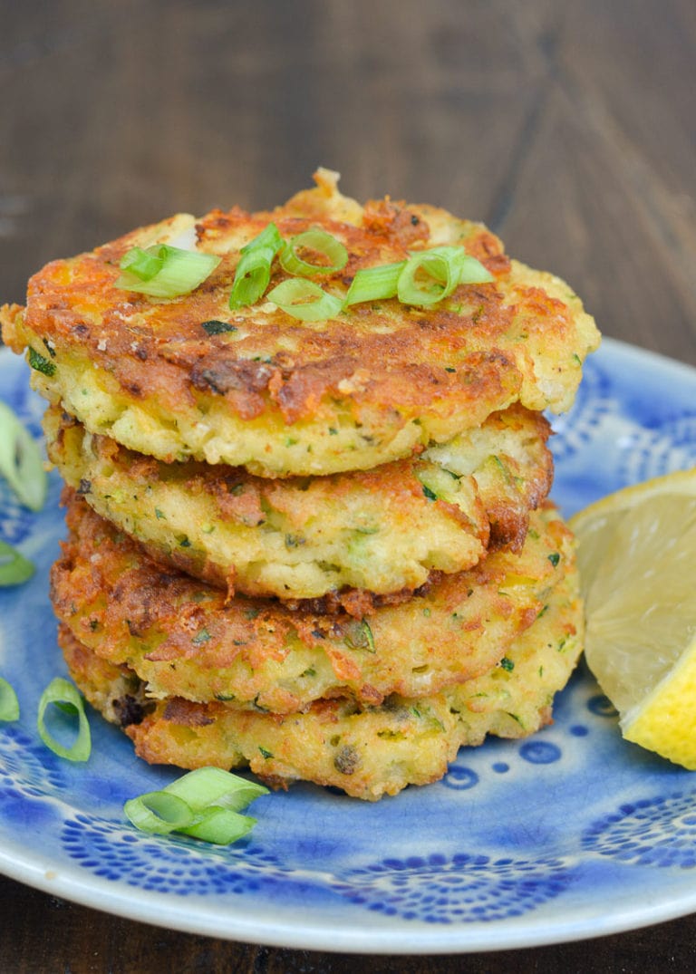 Zucchini Fritters (keto + low carb) - Maebells