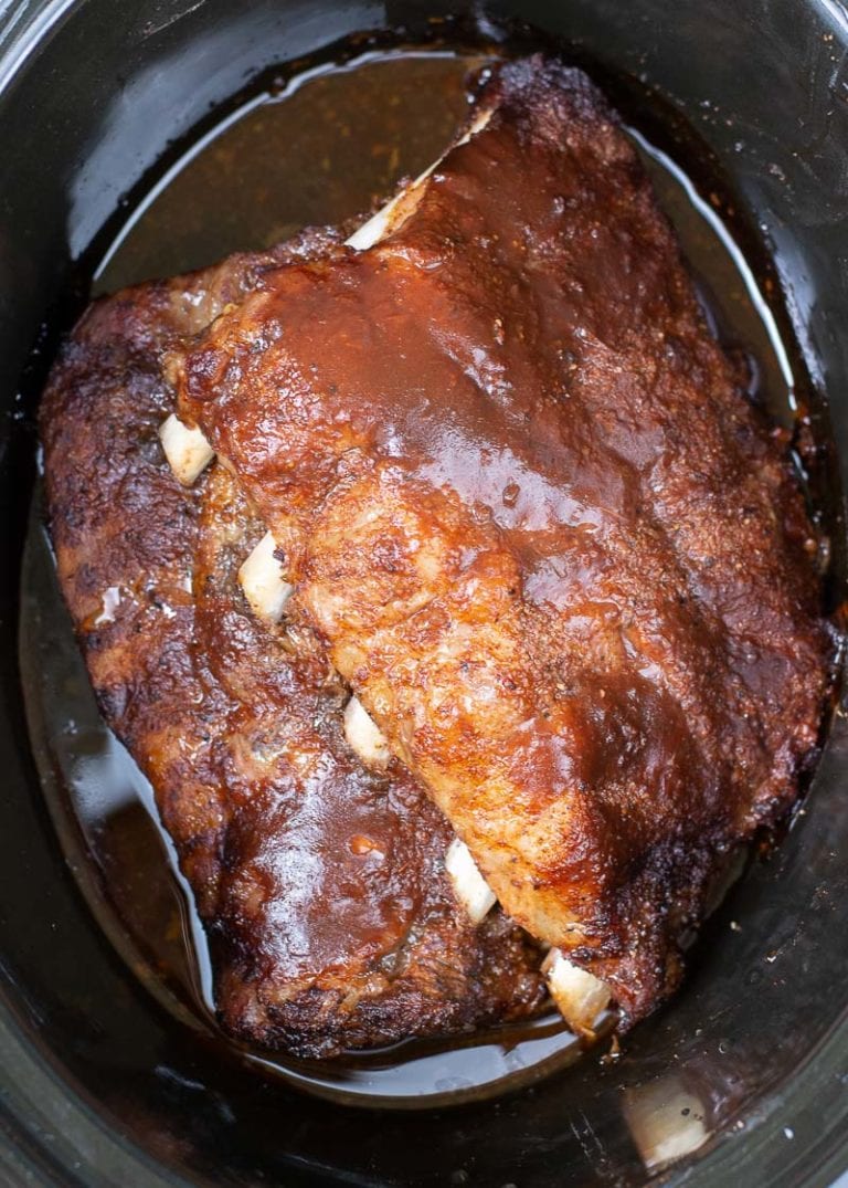 Crock Pot Ribs (keto + low carb) Maebells