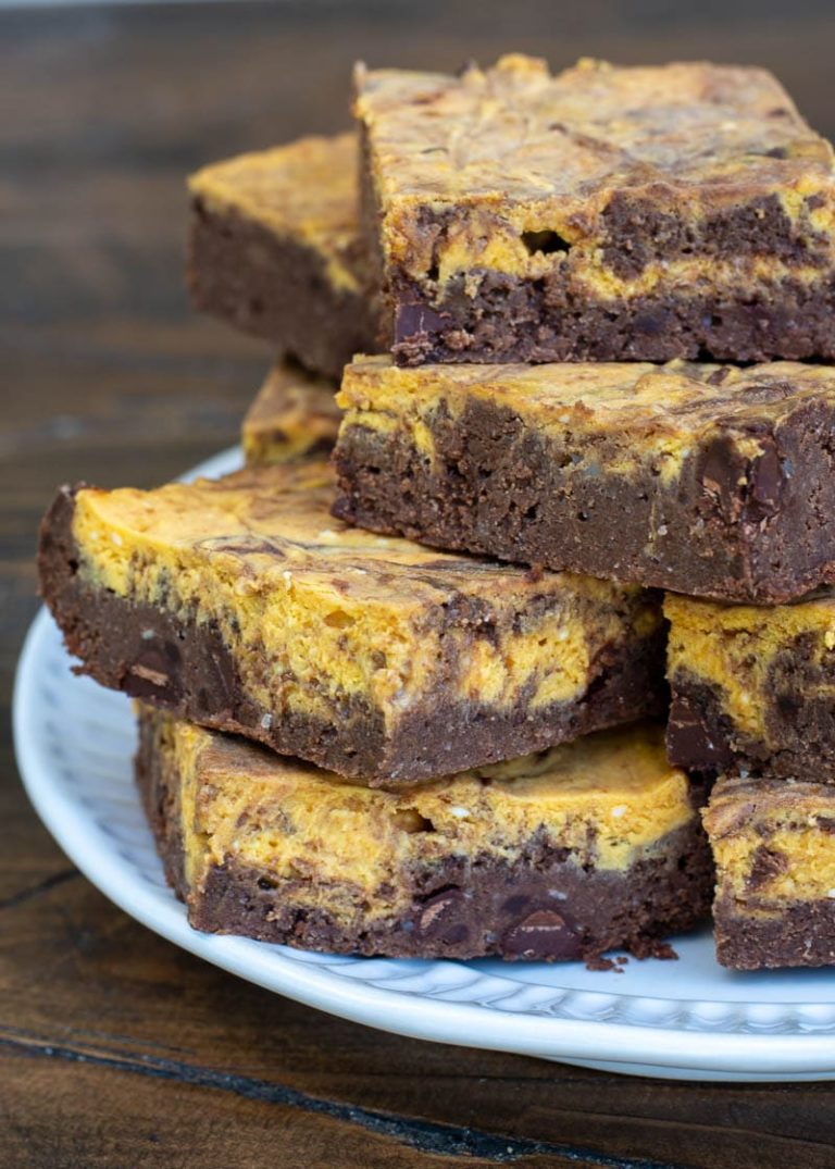 Pumpkin Cheesecake Brownies Maebells