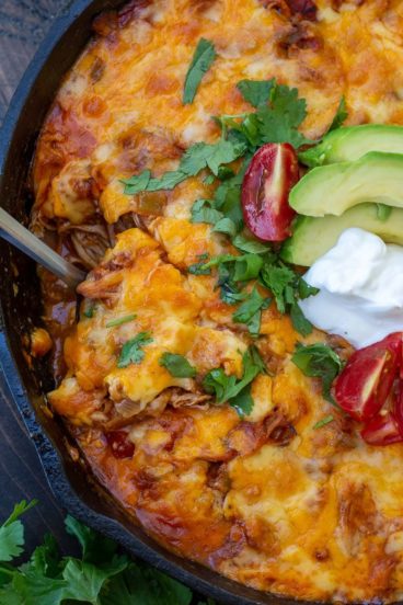 Chicken Enchilada Skillet - Maebells