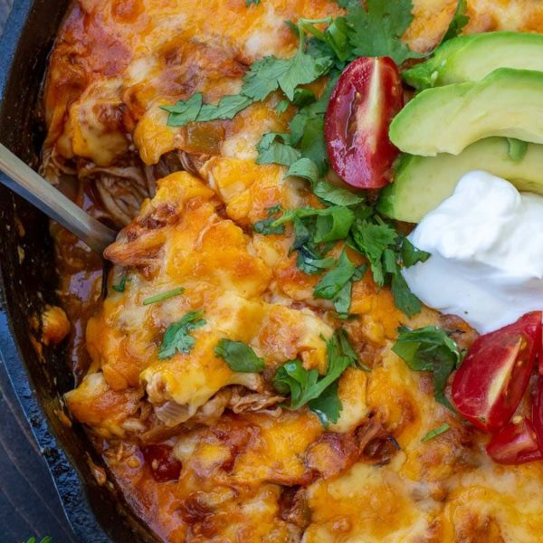 Chicken Enchilada Skillet - Maebells