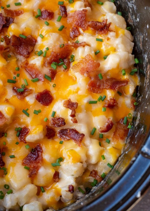 Crockpot Cheesy Potatoes - Maebells