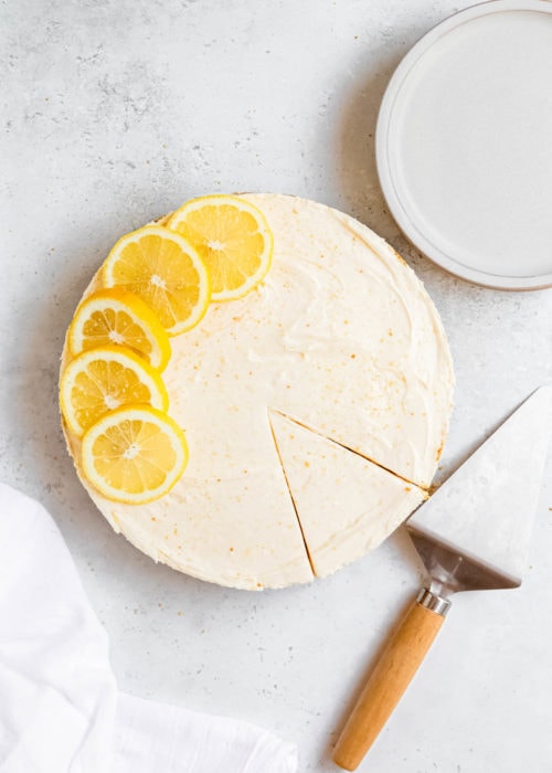 No Bake Lemon Cheesecake - Maebells