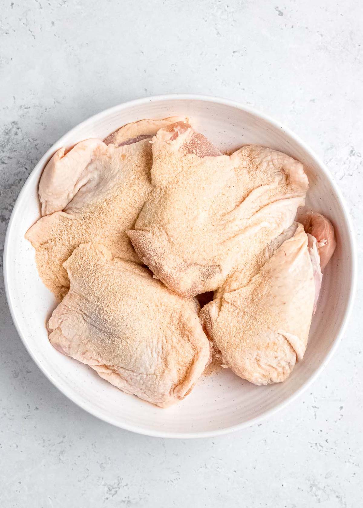 seasoned chicken thighs