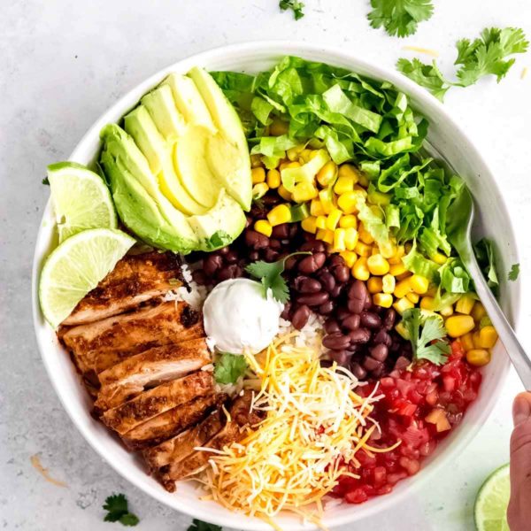 Chicken Burrito Bowl - Maebells