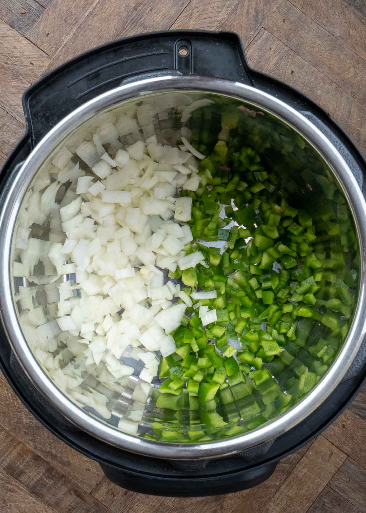 peppers and onions in the instant pot