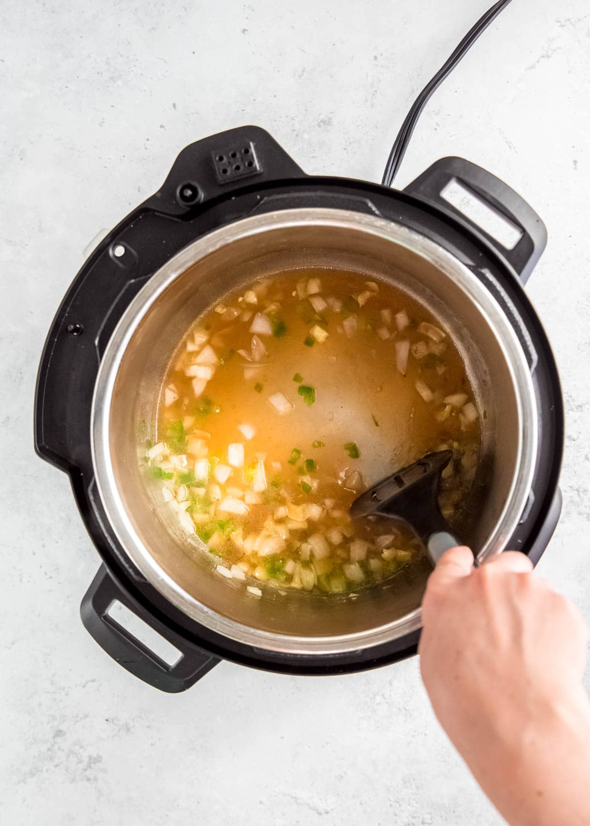 jalapeno and onion in instant pot