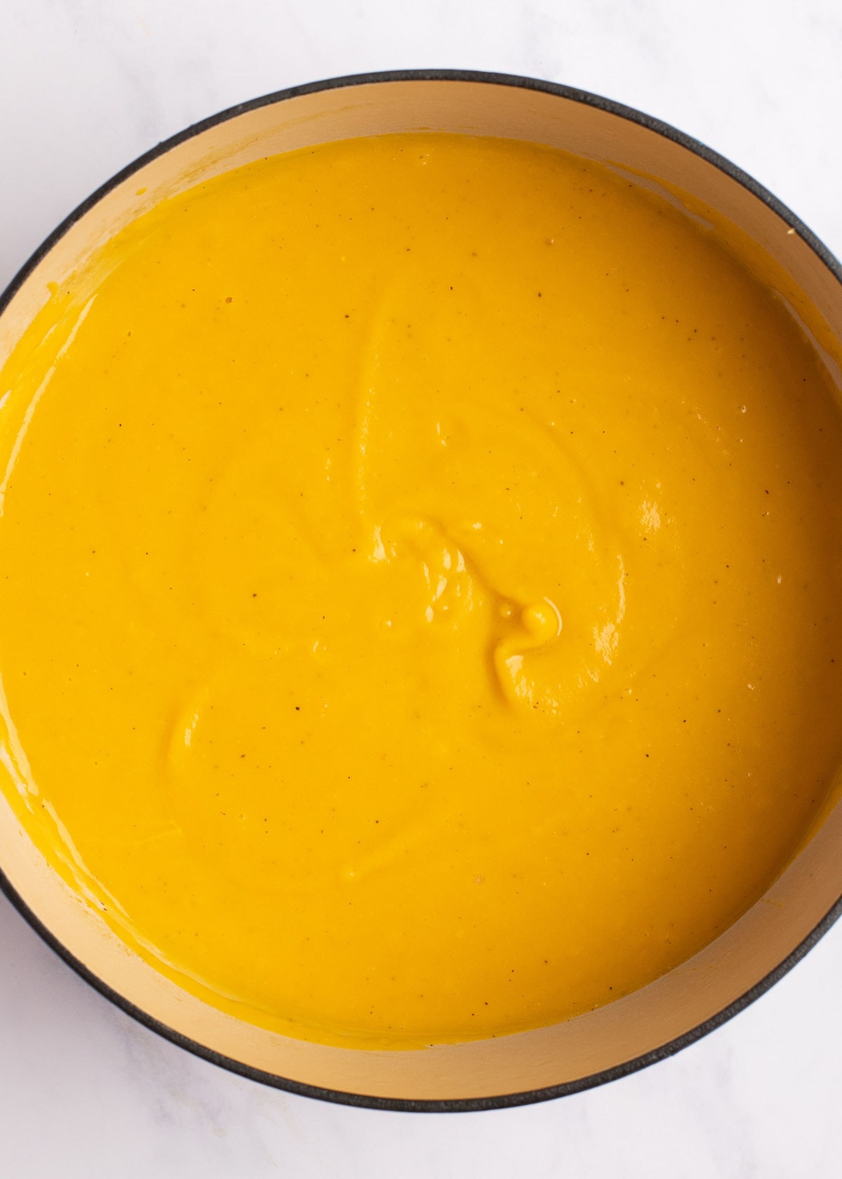 blended butternut squash soup