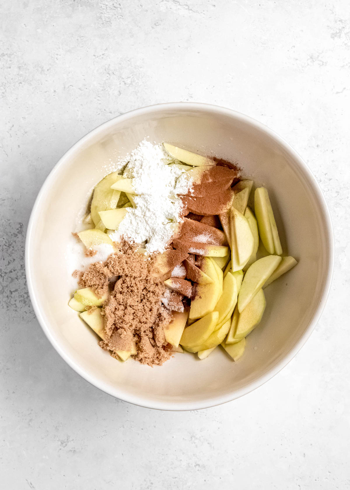 seasoned apples in a bowl