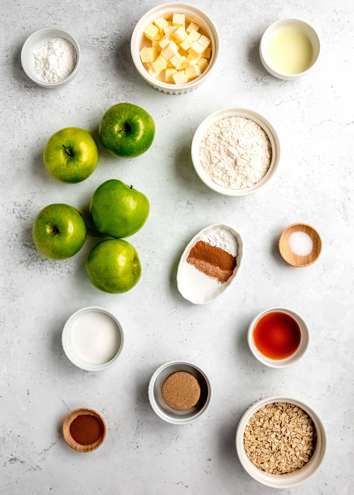 the best apple crumble ingredients