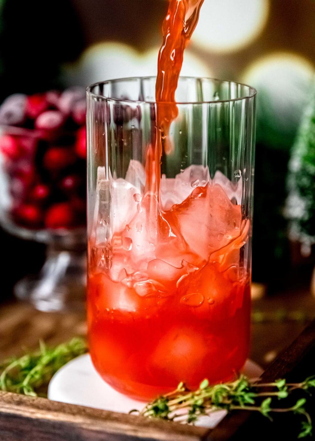 Cranberry Spritz (Holiday Aperol Cocktail) - Maebells